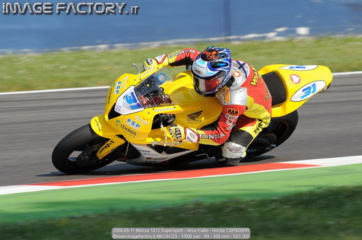 2008-05-11 Monza 1012 Supersport - Vesa Kallio - Honda CBR600RR